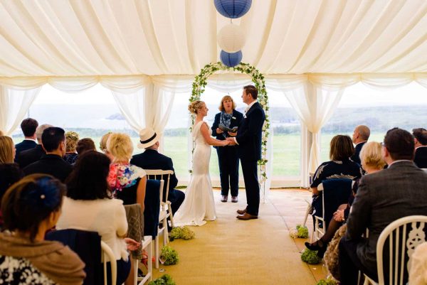 Cornwall Marquee Venue Sarah and Nick